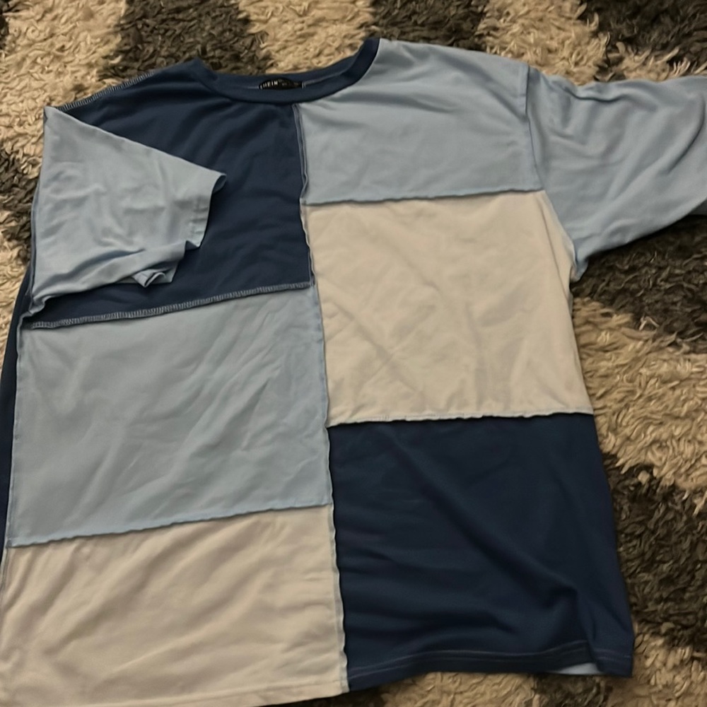 A blue shirt from SHEIN